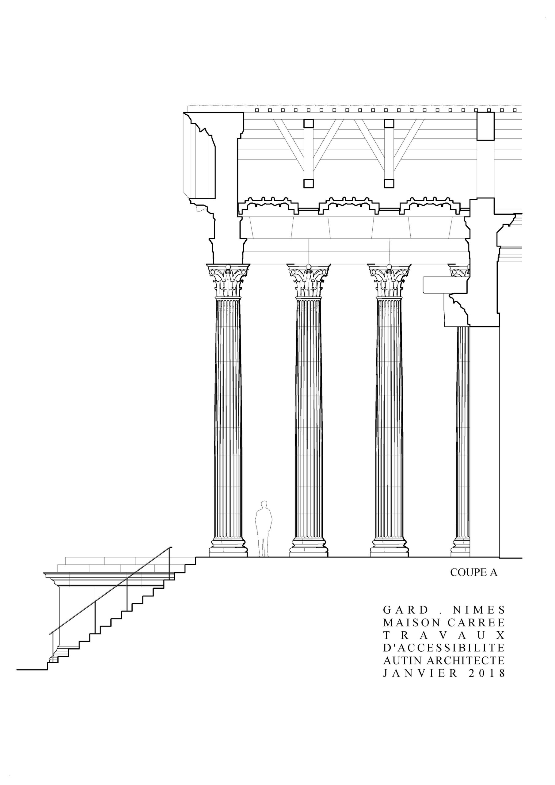 Blueprints of columns